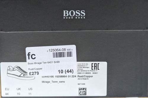 Hugo Boss Mirage Tenn oxns leather trainers Made in Italy - 第 17/18 張圖片