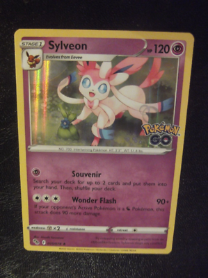 sylveon pokemon go card price 124PK035- Sylveon- 35/78 -Pokemon Go