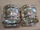 Gorham #1150 Sterling Silver Napkin Rings 2 each 27.2 grams.