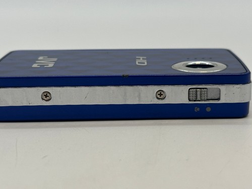 JVC GC-FM1AU HD Memory Camcorder Camera - Blue w/ Charging Cable - Picture 5 of 6