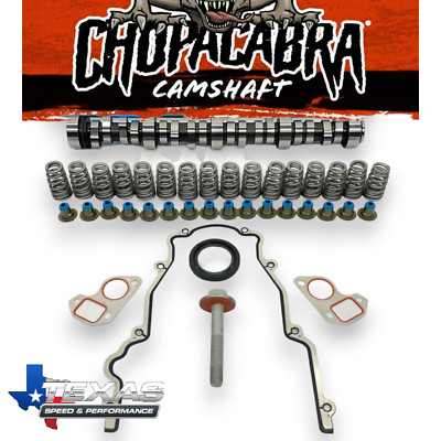 TSP Texas Speed Chopacabra LS Truck Cam Kit with Install Gaskets 4.8 5.3 6.0L