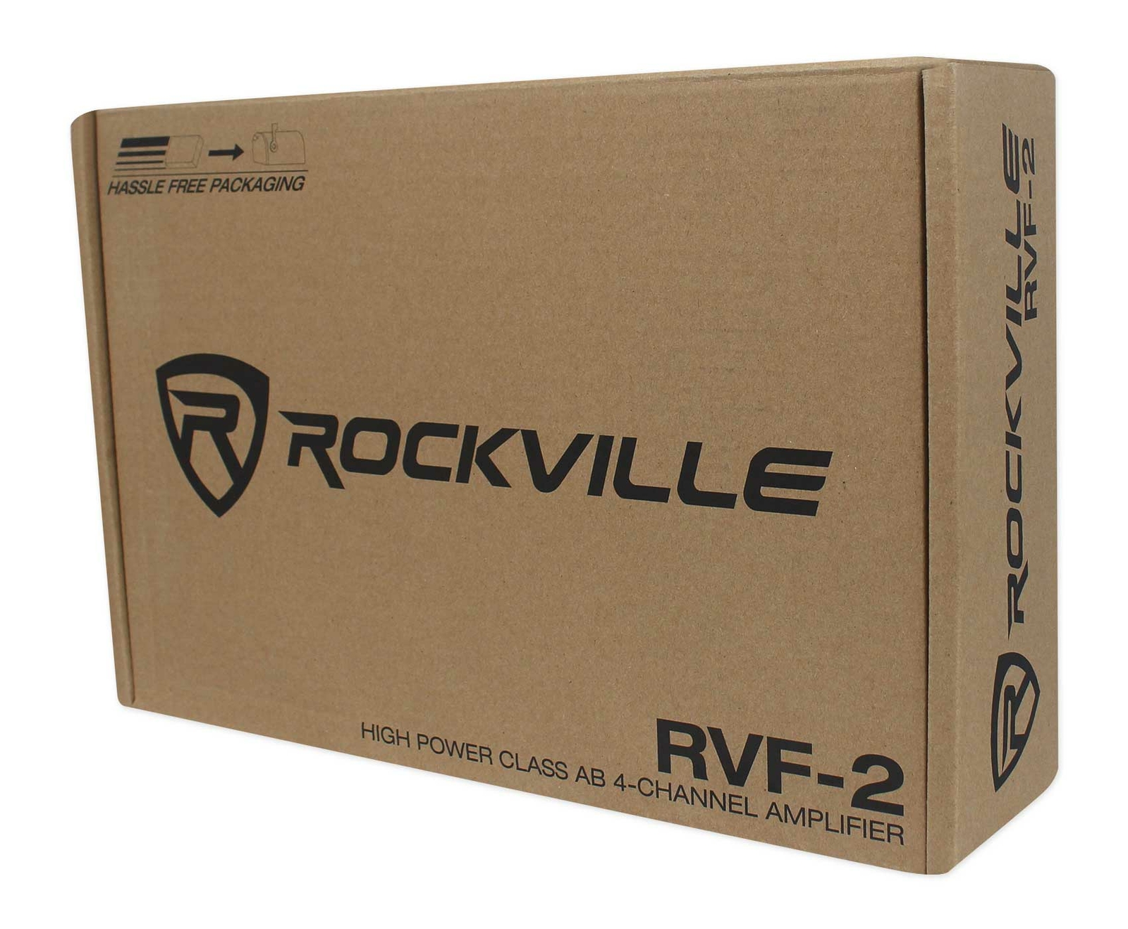 Rockville RVF-2 1200 Вт Пиковый 300 Вт CEA RMS 4-канальный автомобильный усилитель Комплект проводов усилителя