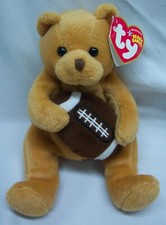 TY Beanie Baby BLITZ THE TEDDY BEAR WITH FOOTBALL 5" Plush Stuffed Animal NEW