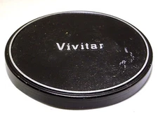 Vivitar 75.5 ID Metal Front lens Cap slip on type  metal