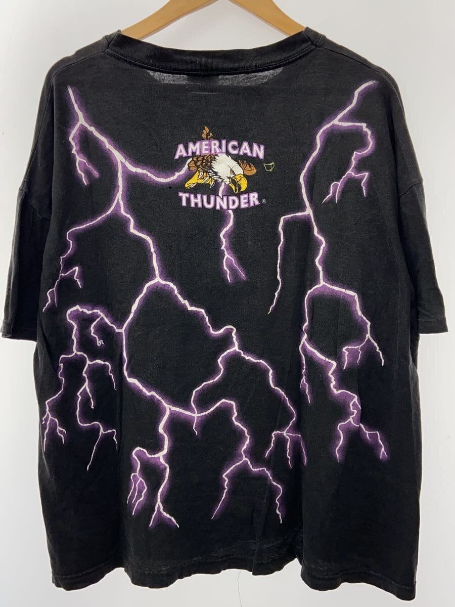 ALTRA T shirt altre marche anni 90 ameican thunder XL cotone nero usata