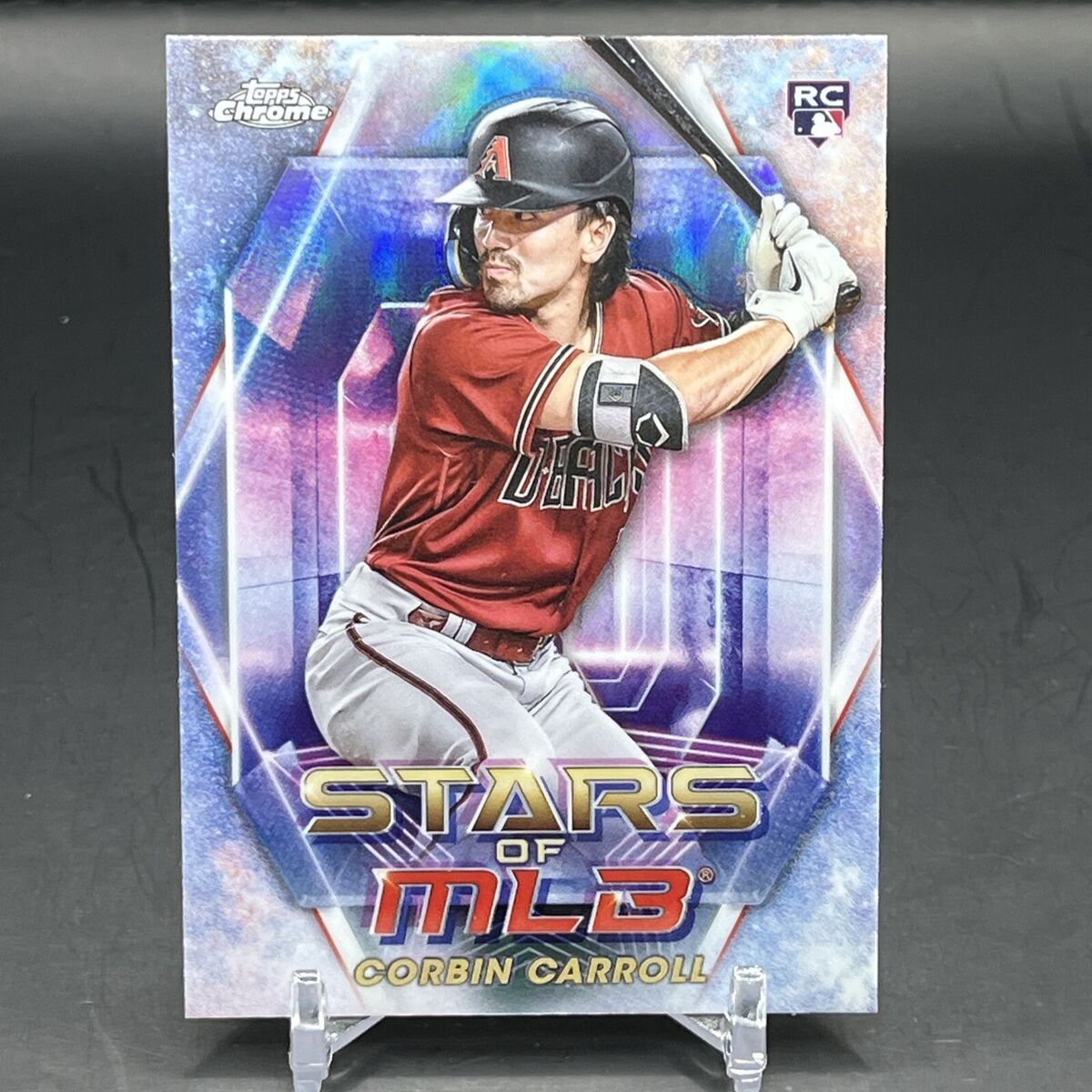 Corbin Carroll 2023 Topps Series 2 ROOKIE CHROME STARS OF Corbin Carroll 2023 Topps Series 2 ROOKIE CHROME STARS OF