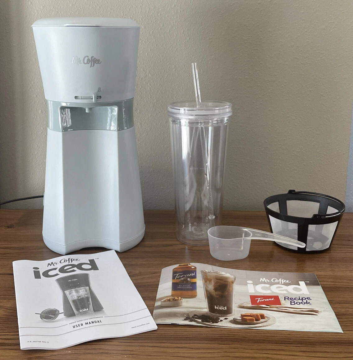 Mr. Coffee Iced Coffee Maker with Reusable Tumbler and Coffee