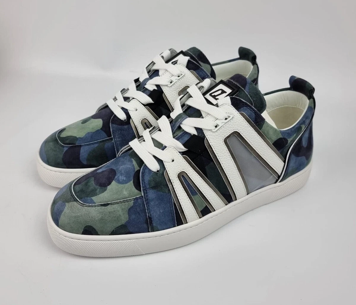 Christian Louboutin Vida Viva Camouflage Sneakers New