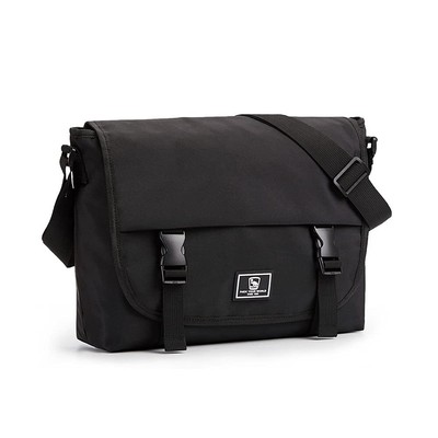 Classic Messenger Bag for Men 14Inch Laptop Shoulder Leisure Crossbody Briefcase