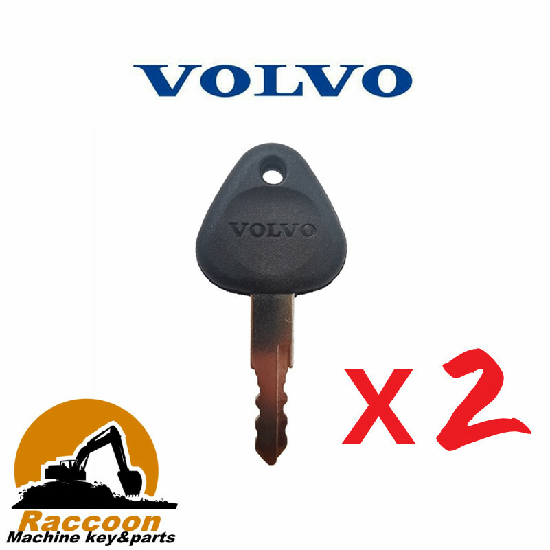 2pcs 777 Ignition Key fits Volvo & Samsung Excavator Clark