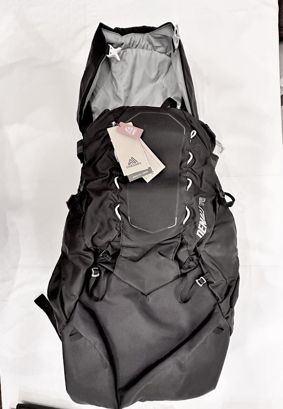 NEW Gregory Denali 75L Alpine Mountaineering Backpack - Medium  ($399) Black