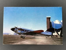 Federal Aviation Administration Postcard Douglas DC 3 at Boeing Field Airplane