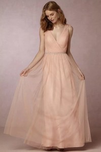 blush pink dress maxi
