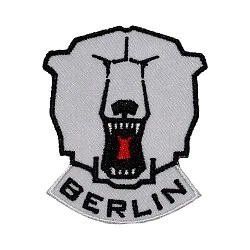 Eisbären Berlin - Aufnäher - Bärenkopf gross 11cm