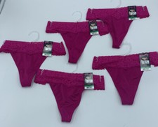 Maidenform Lingerie Dream Lace Thong Panty, Panties, Underwear L/XL 5 COUNT 