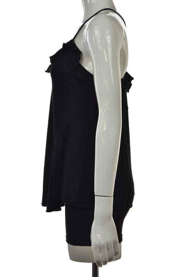 Marc Marc Jacobs Womens Top Size S Black Tank Cotton Sleeveless Casual Shirt - Image 3 of 4