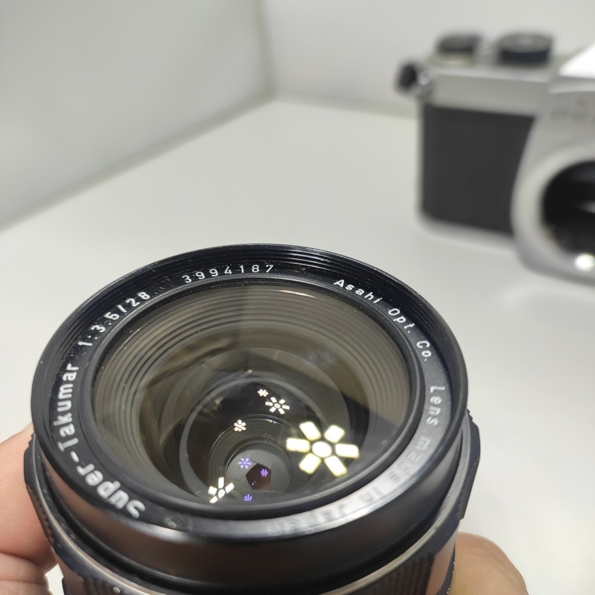 アサヒペンタックス SP SPOTMATIC／TAKUMAR 28mm f3.5 Pentax Spotmatic SP 35mm Camera & SMC Takumar 28mm F3.5 Lens *FILM