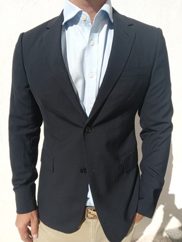 Miu Miu, Miu Miu Men's Black Jacket Size 38 UK Wool Vintage RRP £770