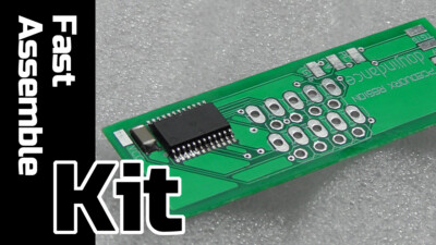 Install KIT PC Engine TurboGrafx Region Free HuCARD reader direct mounting board