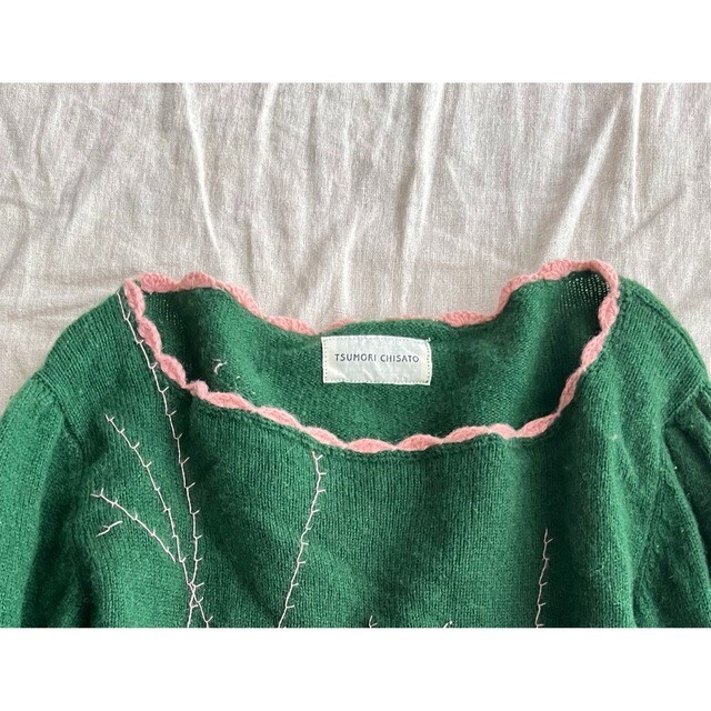 トップス - Tumori Chisato Alien knit Tsumori Chisato Women's Alien Knit Tops Sweater Ladies Green