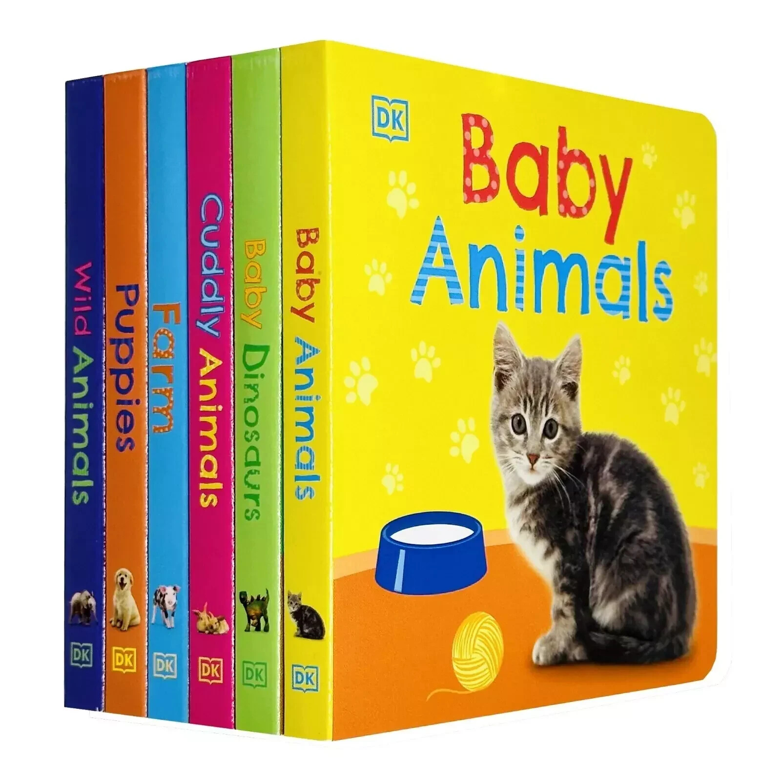 My Animal World 6 Books Collection Set Baby Animals, Baby Dinosaurs, Cuddly