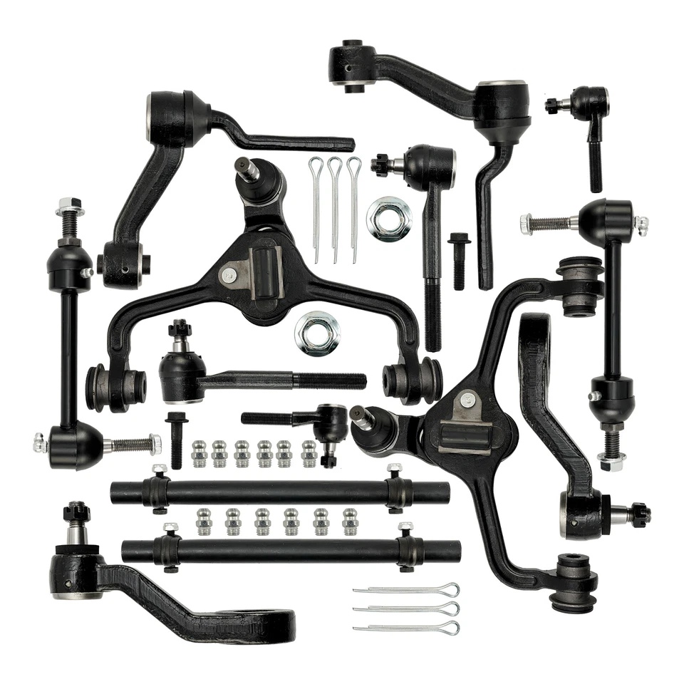 14x Front Control Arms Ball Joint Tierod Idler Pitman For Grand Marquis Town Car Foto 4 de 4