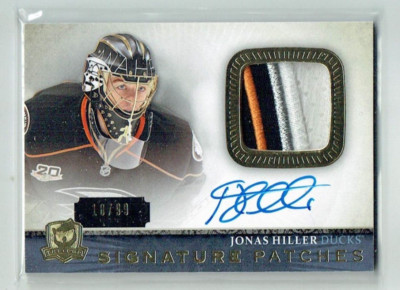 Peaceの売人 Chapado ヘアライン コンビ Hc2 13-14 UD Upper Deck The Cup Signature Patches Jonas Hiller