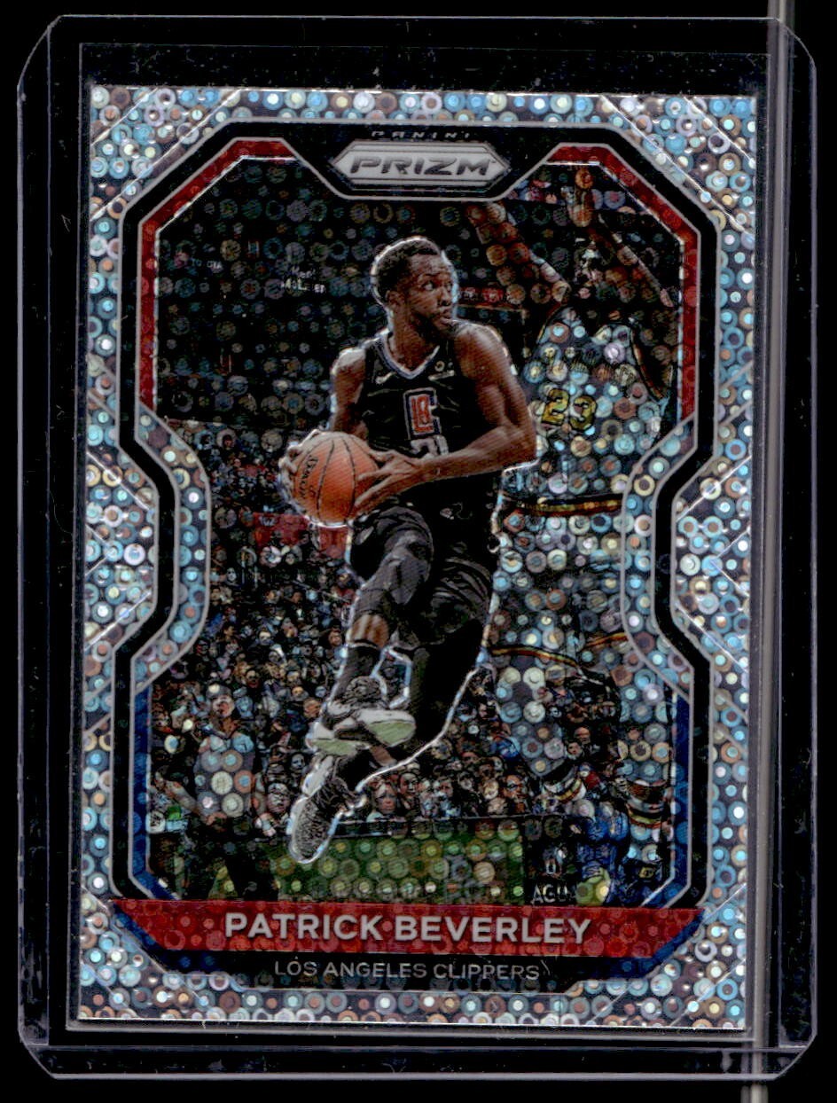 2020-21 Panini Prizm Patrick Beverley Fast Break Prizm #140 Clippers