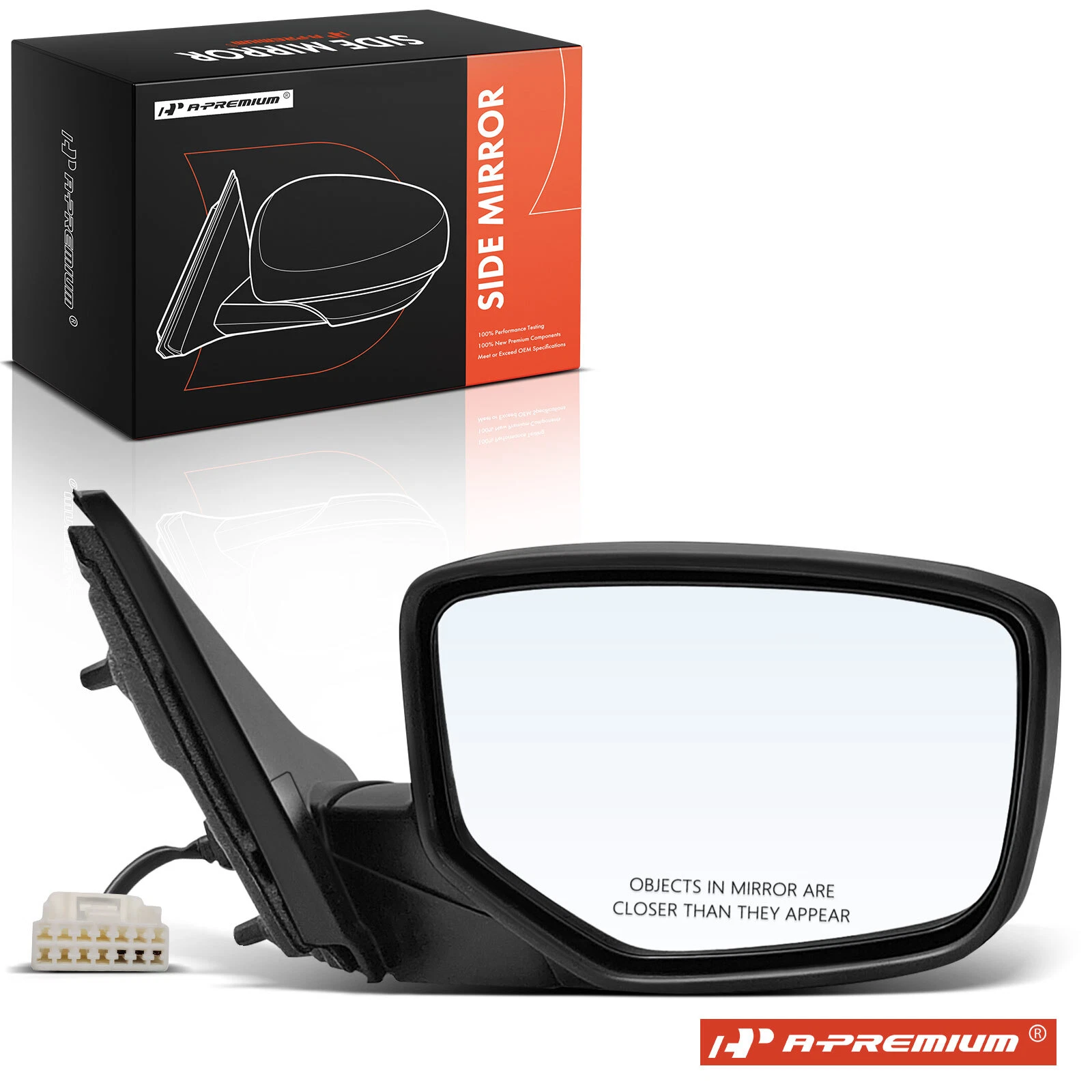 A-Premium Passenger Power Adjust Mirror w/Power Fold for Honda Accord 2017 Coupe