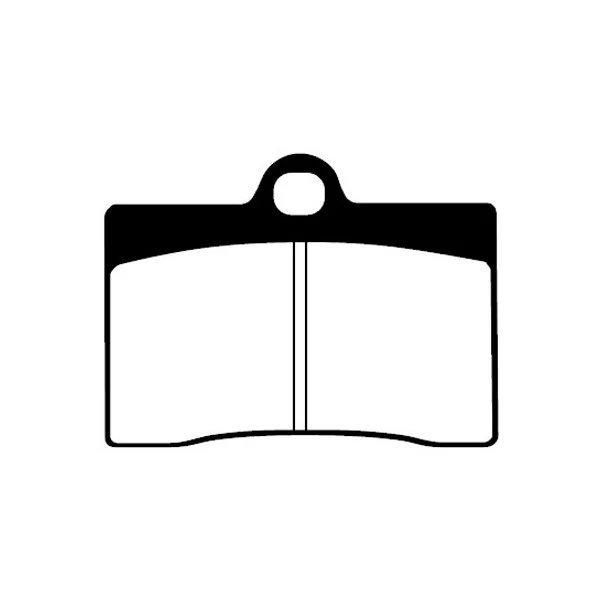 Pastillas de freno de disco delanteras sinterizadas EBC (1 juego) para Husqvarna SM570R (2001 a 2004) Foto 2 de 2