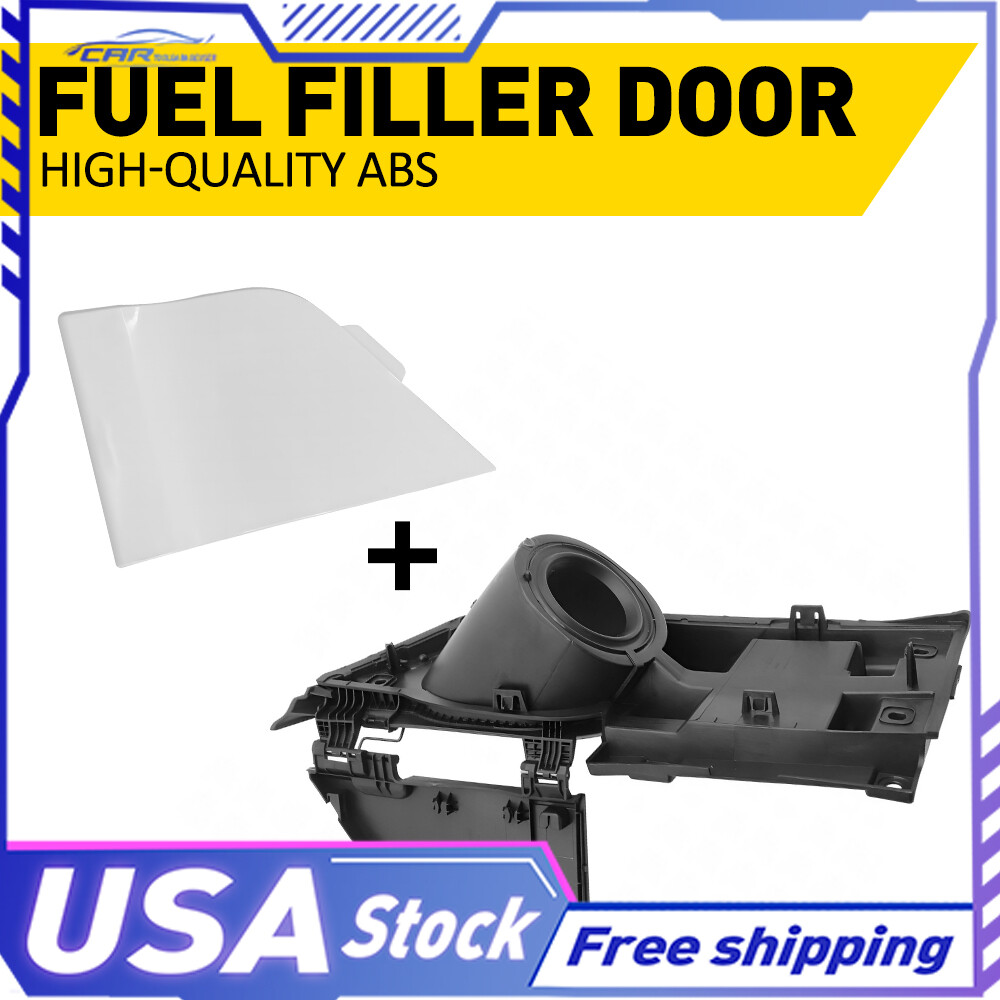 Fuel Filler Door Housing + Gas Cover White Fit 2015-2023 Transit Van 150 Ford