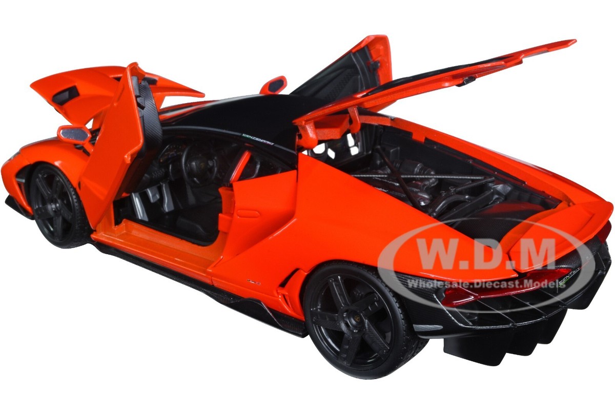 LAMBORGHINI CENTENARIO ORANGE 1/18 DIECAST MODEL CAR BY