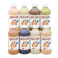 Colorations Like Me Washable Tempera Paint 8 Oz. - Set Of 8 -