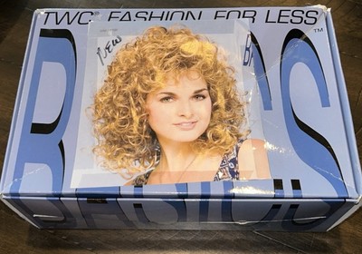 TWC Blond Curly Shoulder Length Wig New In Box ''Untamed''