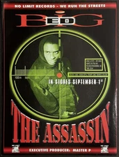8.5x11 OG Rap Promo Ad Poster Big Ed The Assassin Master P No Limit Records