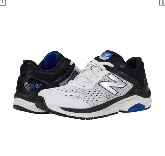 New Balance Men’s 847v4 Arctic Fox Royal Size 9 2A image 2