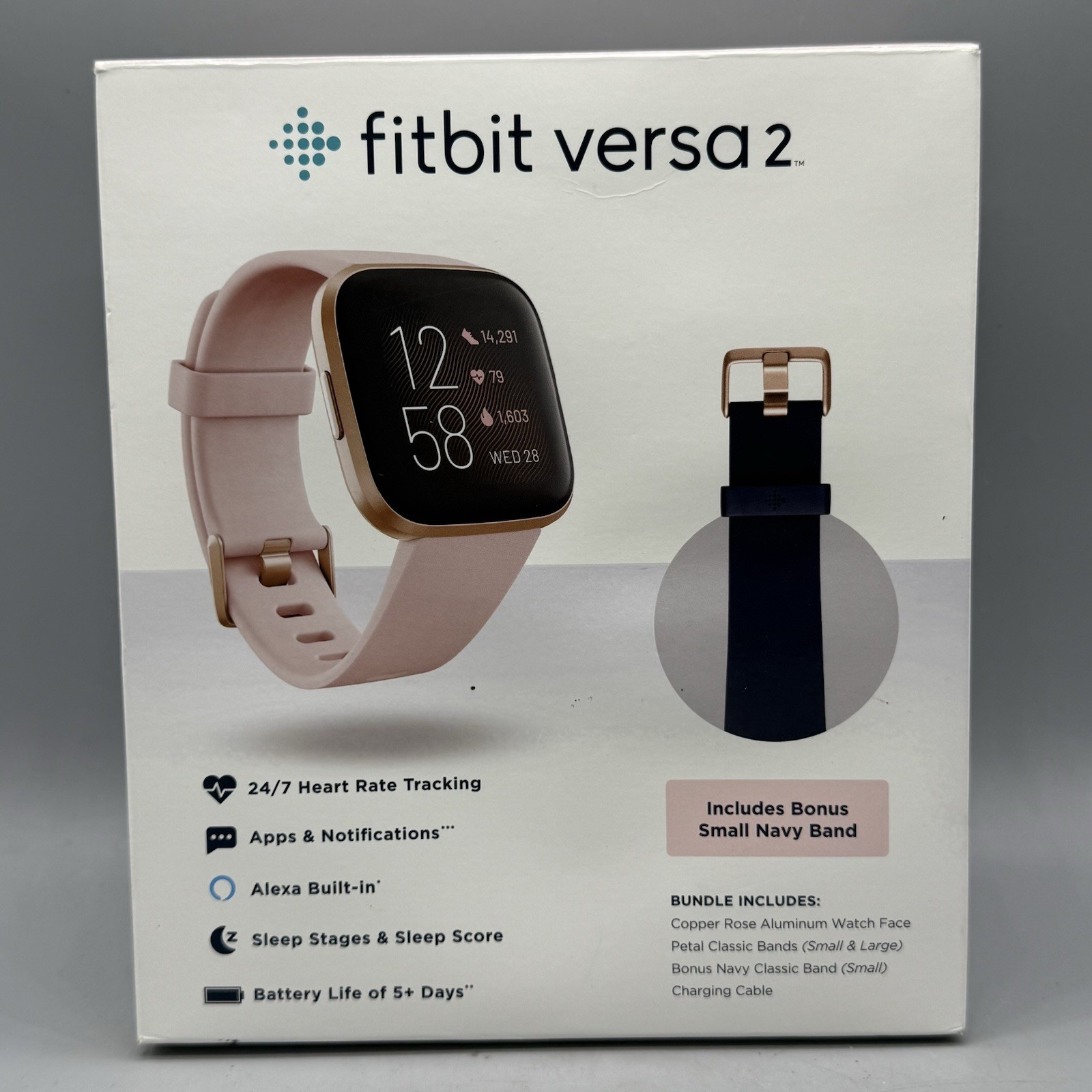 Fitbit Versa 2 Smartwatch in Copper Rose-image