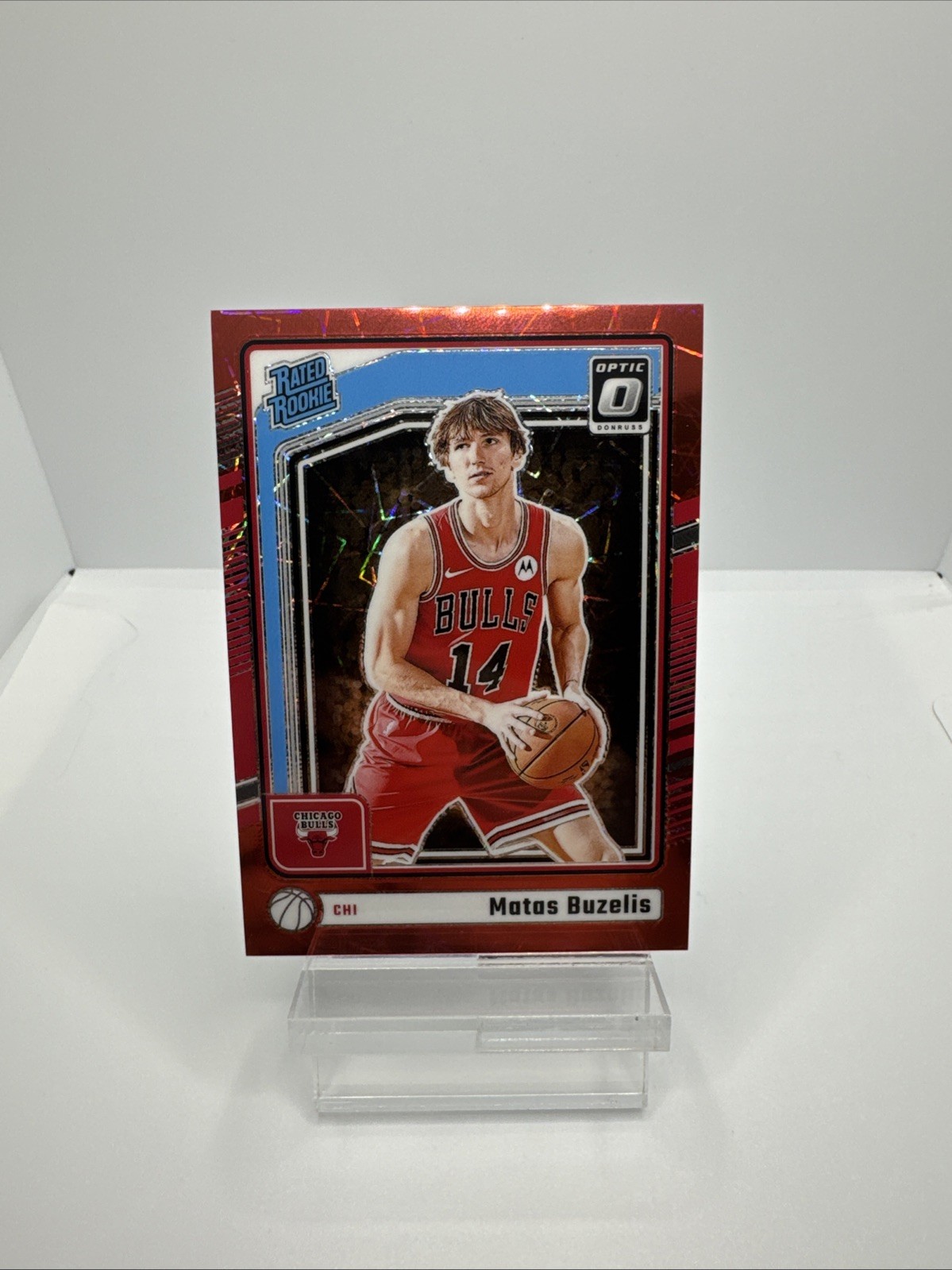 2024-25 Donruss Optic Red Velocity Matas Buzelis Rookie #/299 #271