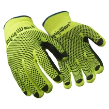 RefrigiWear Midweight Dot Grip Gloves - Insulated Knit Work Gloves with PVC