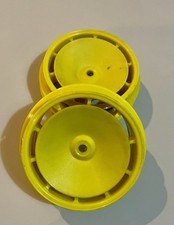 Kyosho Lazer ZX/ Optima Mid Custom Vintage Front Wheels In Great Condition.