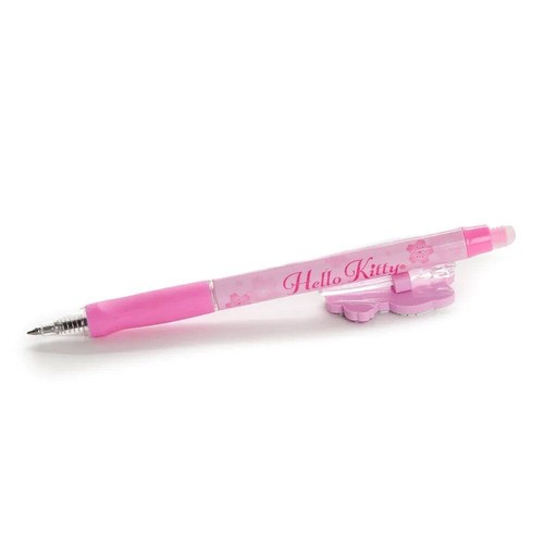 Hello Kitty Sakura Dress Cute Ballpoint Pen Smooth Writing, Black Ink - Foto 5 di 6