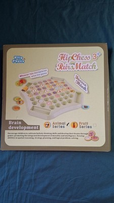 Hip Chess Pairs Match Board Game Memory, Fruit Flip Matching Board Game 54PCS