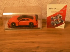 Mini-Q 2.4GHz AWD 1:28 RC car with Orange Nissan R Mini-Z body ARR.