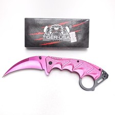 TIGER-USA Spring Assisted Open Pocket Knife 1065 German Surgical Steel