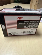 Business Card 10 Mil 80 PK Laminating Pouches Sleeves 2-9/16” x 3-3/4 X-Clear