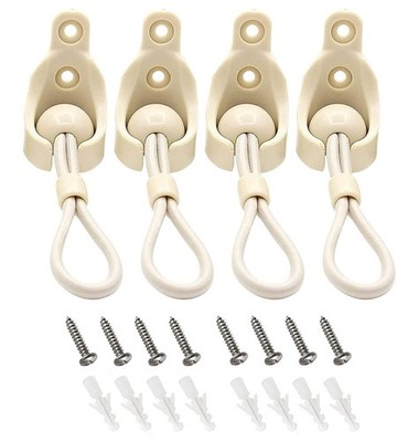 2 Sets Sunshade Replacement Parts Bungee Jumping Kit for Outdoor Roller Blinds