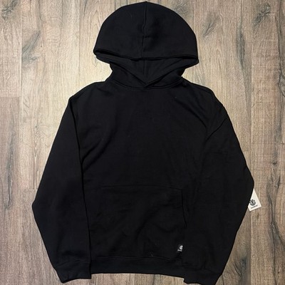 Element Men's Pullover Hoodie Black L Fleece Hooded Pockets Logo MEL543RO