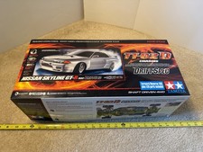 Tamiya TT-02D Shaft drive 4WD RC Nissan Skyline Gt-R R32 Drift Spec 1/10 kit.
