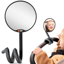 Stroller Mirror for Baby - 100 Shatterproof Clamp On Mirror, Universal with ...