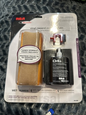 #ad RCA Discwasher Vinyl Record Care Cleaning System Kit Cleaner NEW $11.99